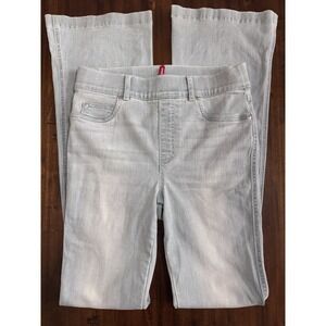 Spanx High Rise Pull On Retro Flare Light Wash Jeans Size Small